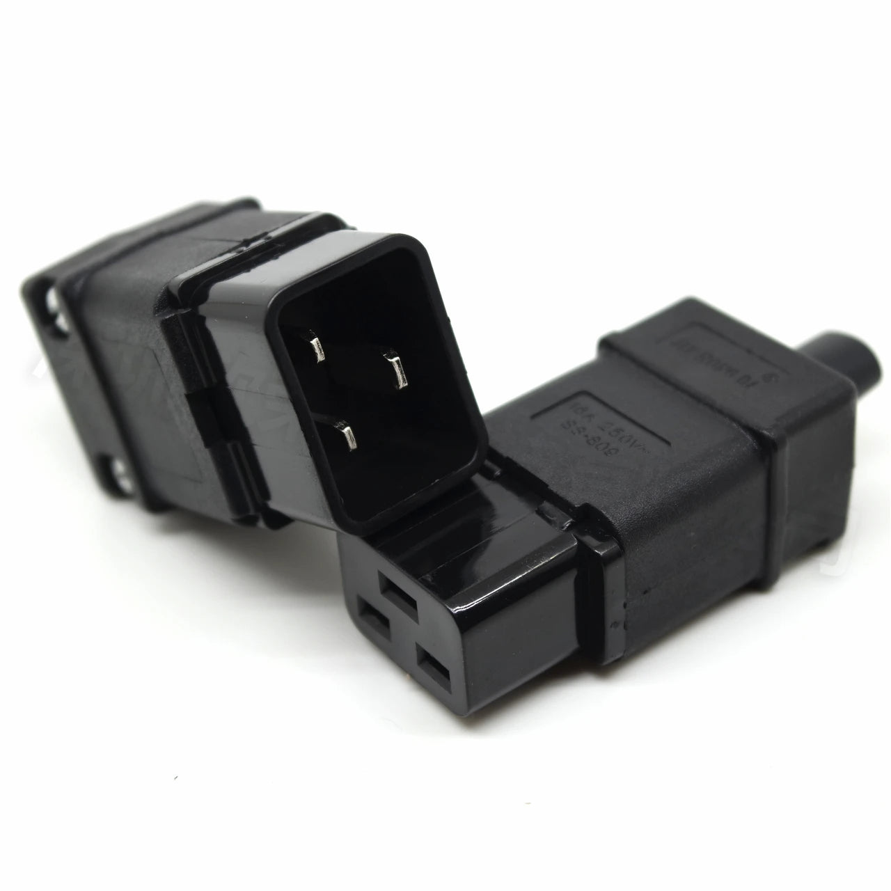Universal 250V 16A AC Standard IEC320 C20 C19 AC Electrical Power Cable Cord Connector PDU/UPS Removable Male female socket plug