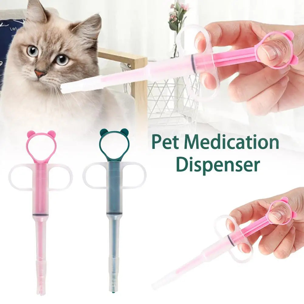 Pet Medicine Feeder Dispenser Cat Tablet Syringe Feeder Push Type Dry/wet Medicine Dispenser For Cat Dog Pet Care Products