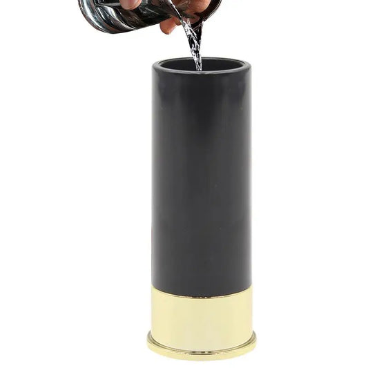 Shot Glass Set For Men Set Of 4 Hunter Shot Glasses 12 Gauge Bullet Shot Glasses Funny Shotgun Shell Shot Cups 1.5 Oz For Father