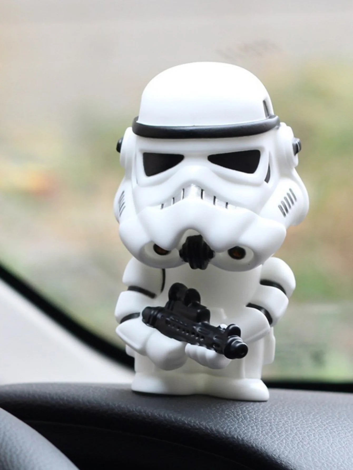 1pc Yoda Black Warrior and Storm Soldier Car Decoration - Cute table and car Ornament school party gift