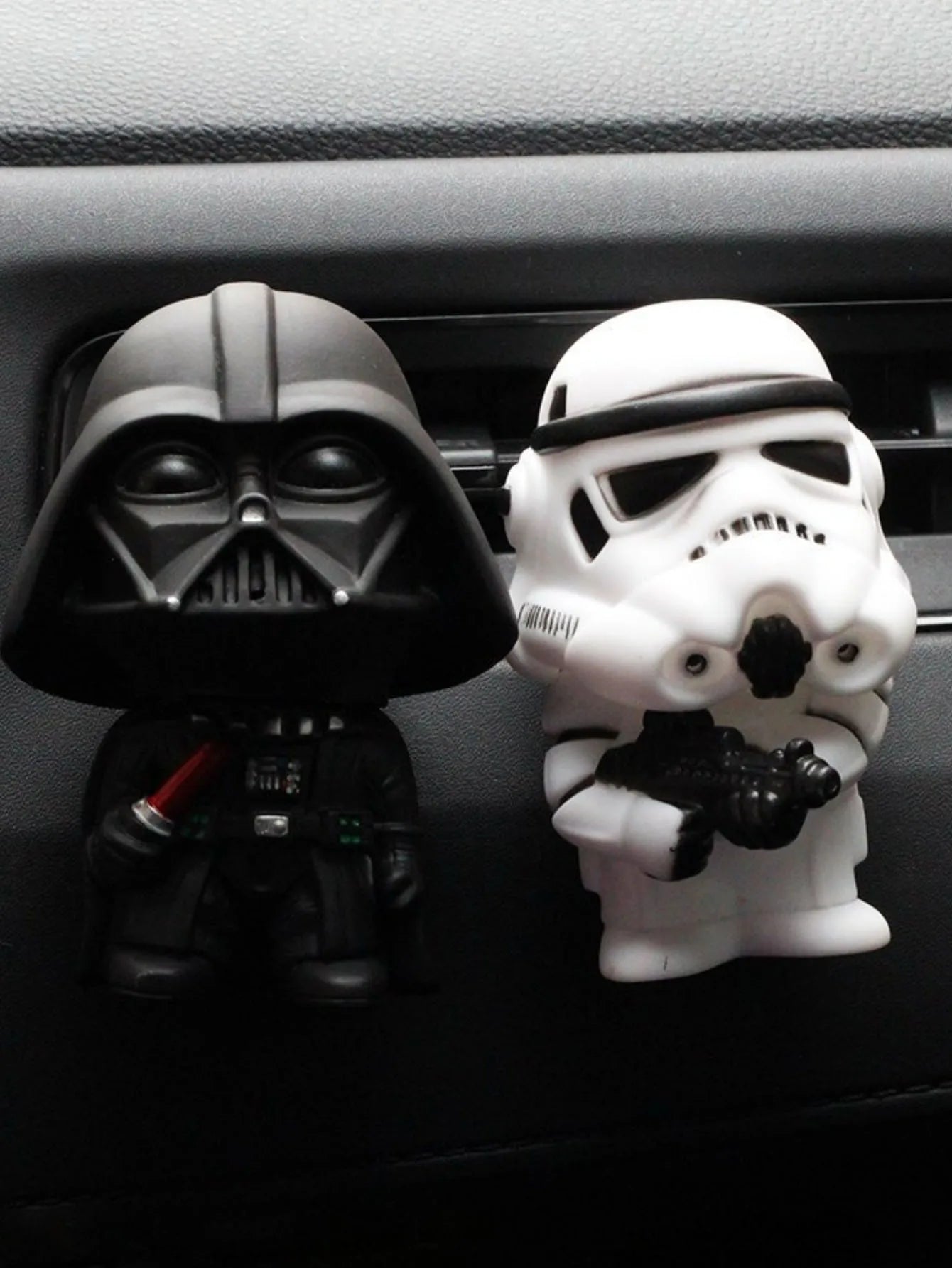 1pc Yoda Black Warrior and Storm Soldier Car Decoration - Cute table and car Ornament school party gift