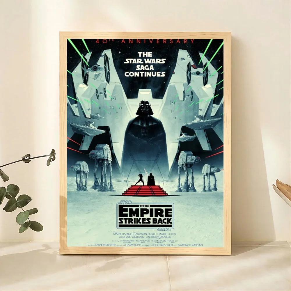 1pc Star Wars Poster Bedroom Posters Bar Coffee Tube Art Hanging Paintings Living Room Decor