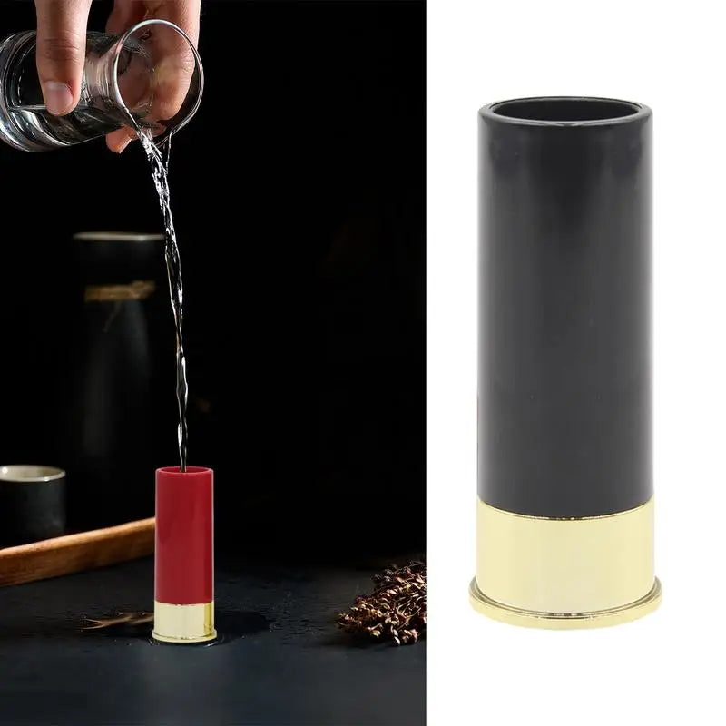 Shot Glass Set For Men Set Of 4 Hunter Shot Glasses 12 Gauge Bullet Shot Glasses Funny Shotgun Shell Shot Cups 1.5 Oz For Father