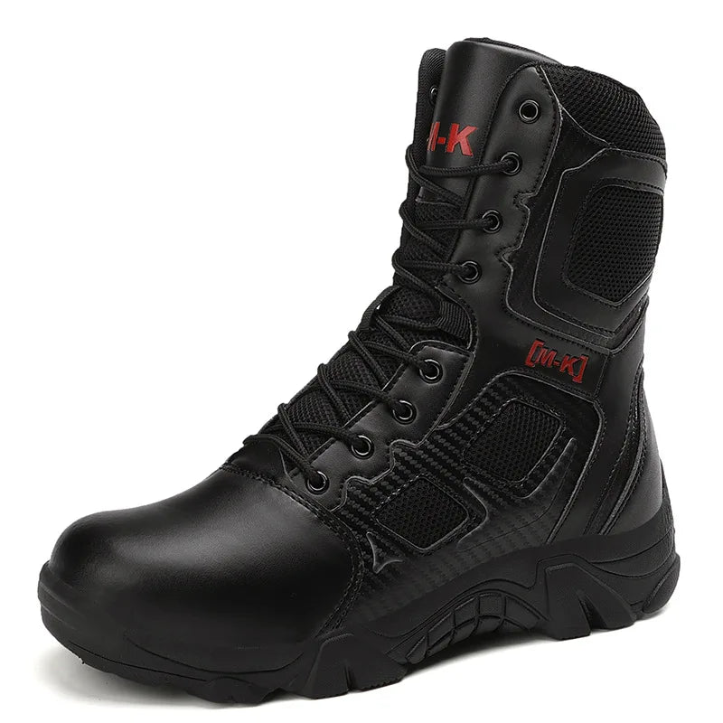 Tactical Boots Men Special Force Desert Combat Outdoor Hiking Ankle Shoes Men Work Safty Outdoor High-top Boots