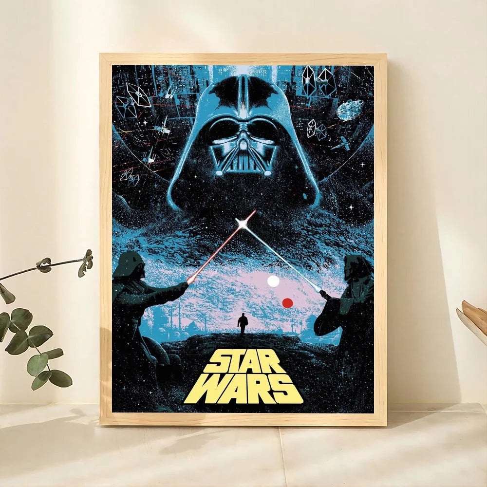 1pc Star Wars Poster Bedroom Posters Bar Coffee Tube Art Hanging Paintings Living Room Decor
