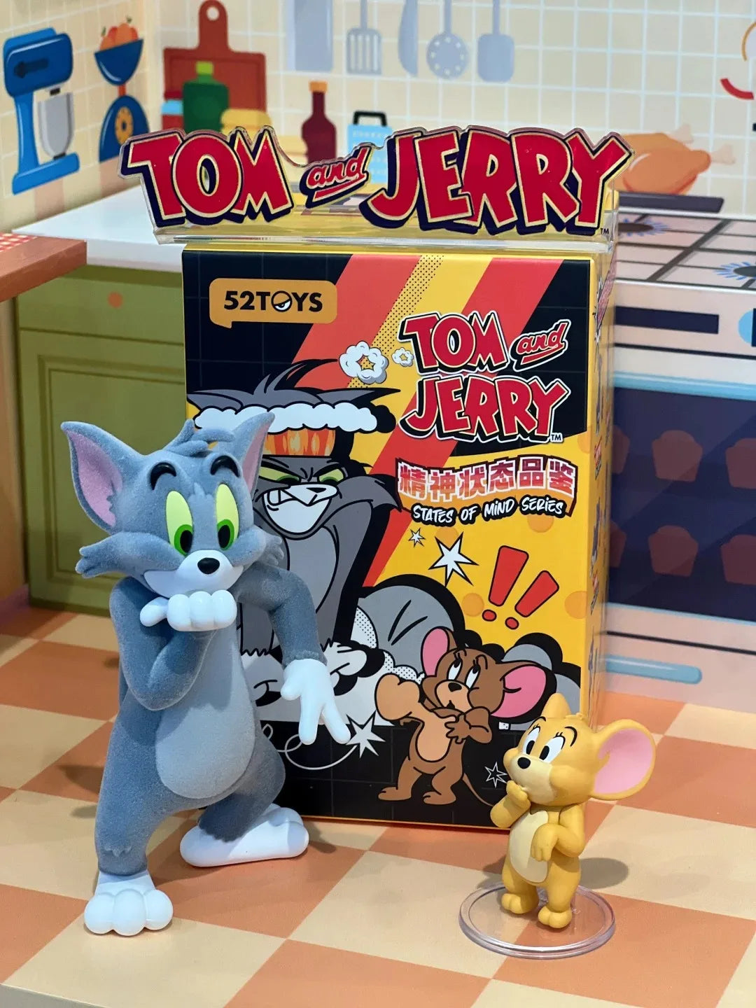 Genuine 52toys Tom And Jerry Mental State Appreciation Series Blind Box Trendy Toys Blind Boxes Birthday Surprise Blind Box Gift