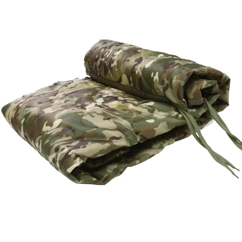 Tactical  Camping Blanket Outdoor Emergency Folding Camouflage Quilt Nap Blanket Suitable for Camping Shooting Hunting Mat