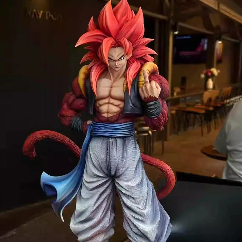 YS Dragon Ball Gogeta Anime Figure Super Saiyan 4 Gogeta Action Figurine No Base Statue PVC Collection Model Toy Birthday Gift