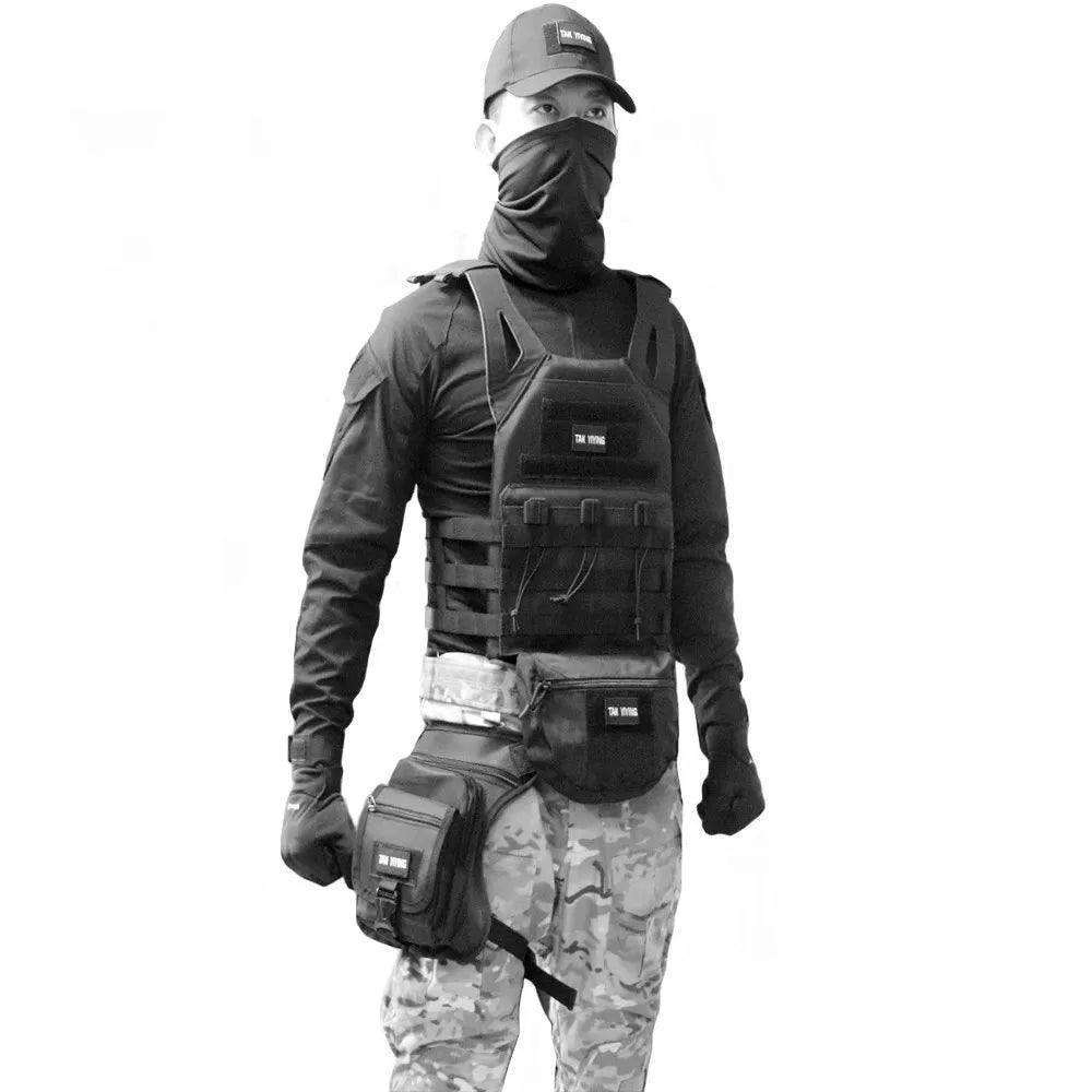 Small hunting Bag  Leg Bag Adjustable Hiking Hunting Waist Packs  Airsoft Molle Drop Leg Bags
