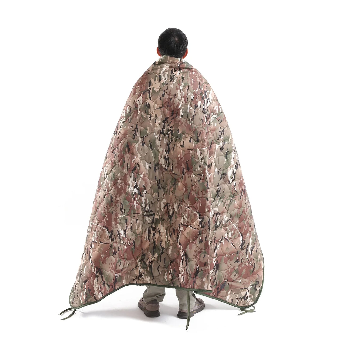 Tactical  Camping Blanket Outdoor Emergency Folding Camouflage Quilt Nap Blanket Suitable for Camping Shooting Hunting Mat