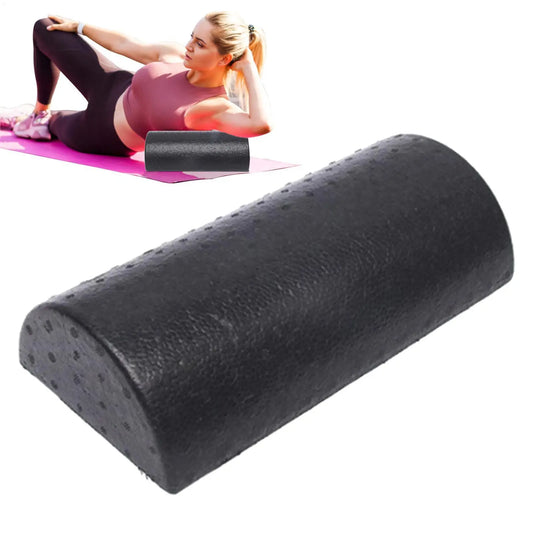 Fitness Yoga Column Roller/Half Foam Roller Blocks Pilates Yoga Roller/Yoga Massage Exercise Foam Roller/ Muscle Massage Roller