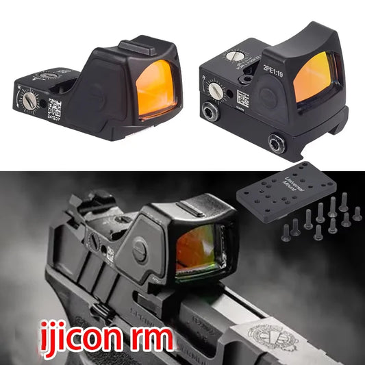 Tactical Trijic RMHD 3MOA Red Dot Sight Reflex Sight G  Picatinny Rail/mount No Parallax HD Imaging Handgun Rifle Scopes