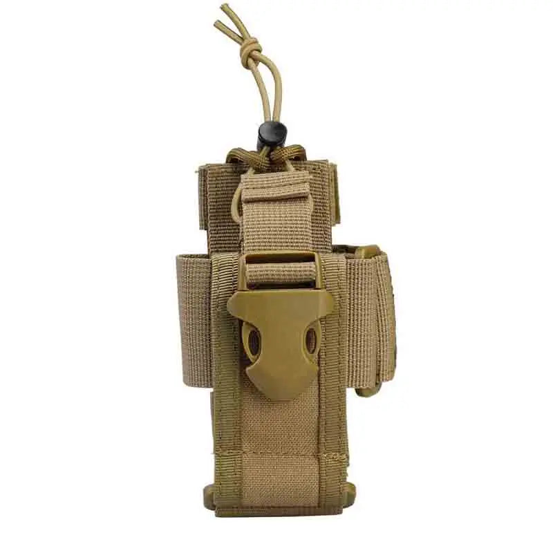 Tactical Walkie Talkie Holder Bag Molle Radio Pouch Nylon Waist Pack Pocket Pendant Pouch Hunting Accessories