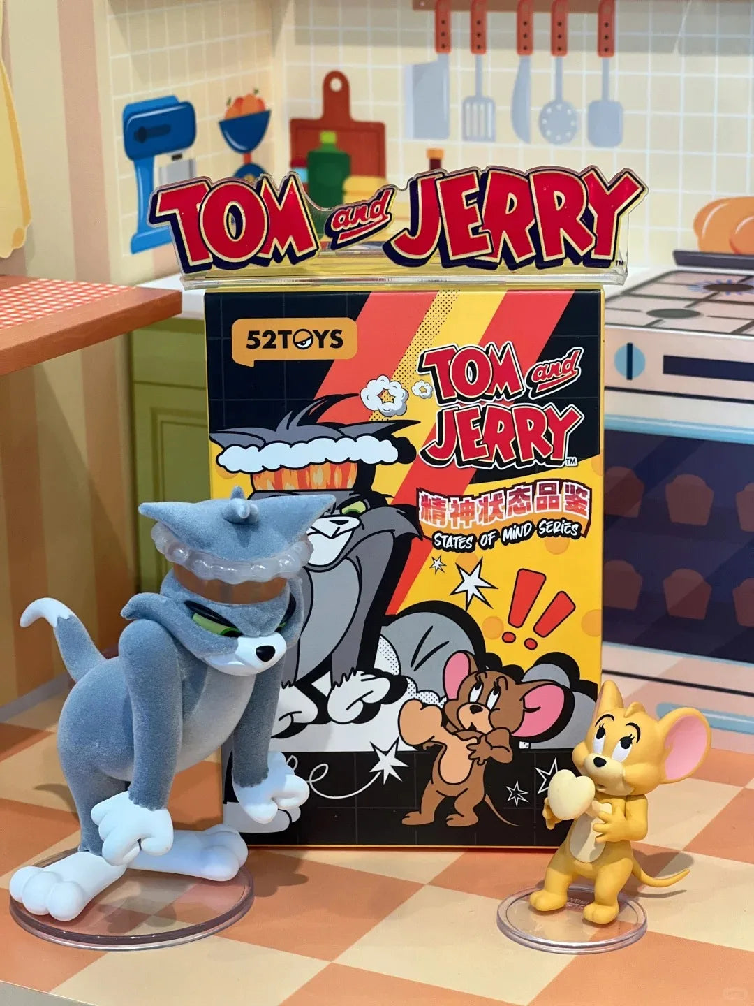 Genuine 52toys Tom And Jerry Mental State Appreciation Series Blind Box Trendy Toys Blind Boxes Birthday Surprise Blind Box Gift