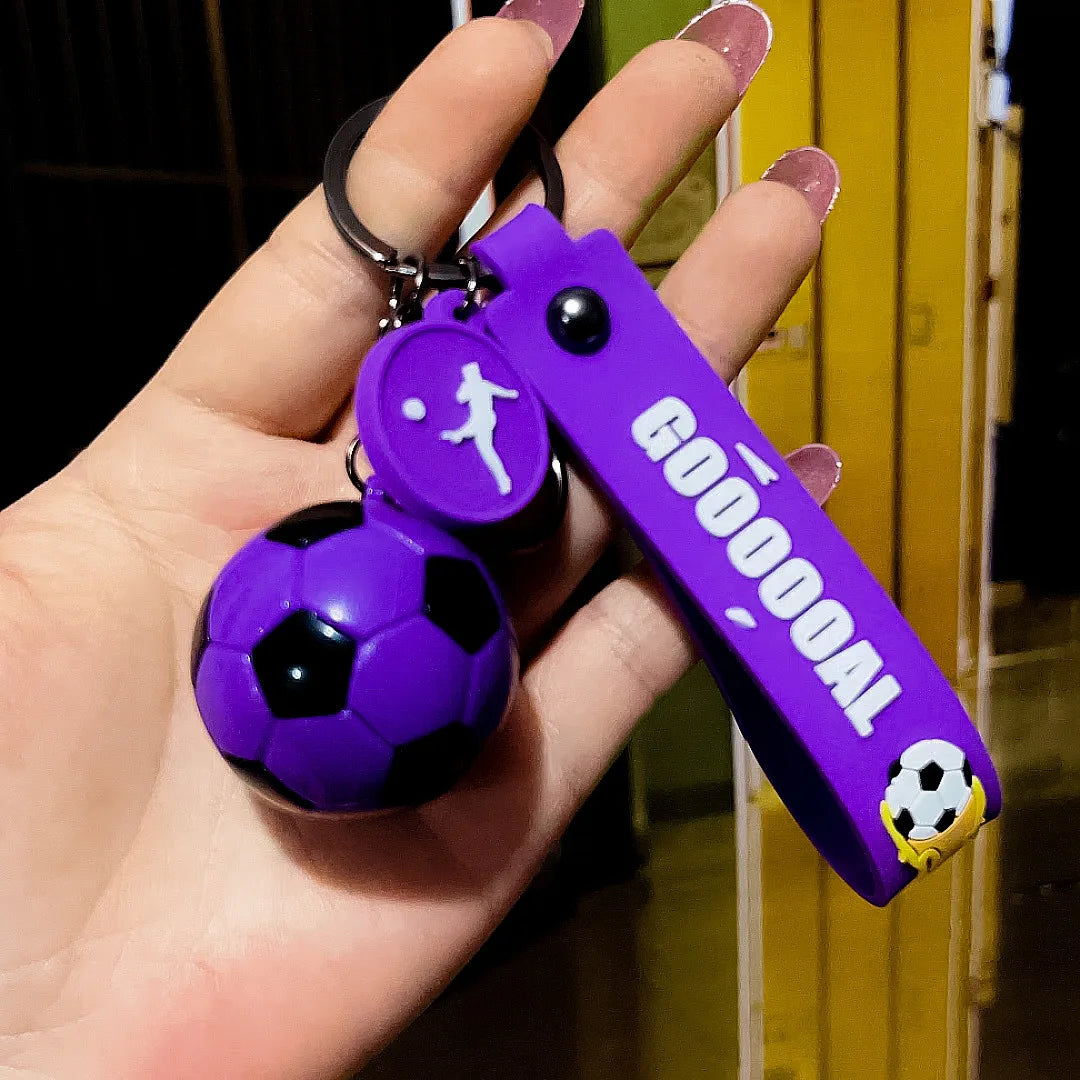 Football Fans Game Football Key Chain Exquisite Football Fashion Backpack Pendant Car Key Chain Accessories Gift For Men Women