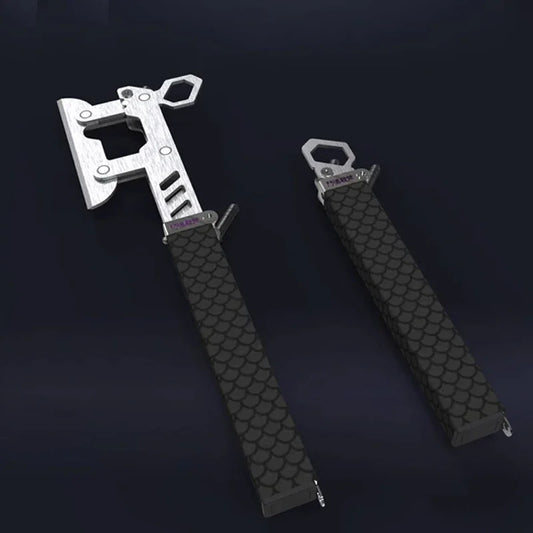 Outdoor EDC Tactical Axe Telescopic Vehicle Self-defense Camping Axe Car Emergency Tools