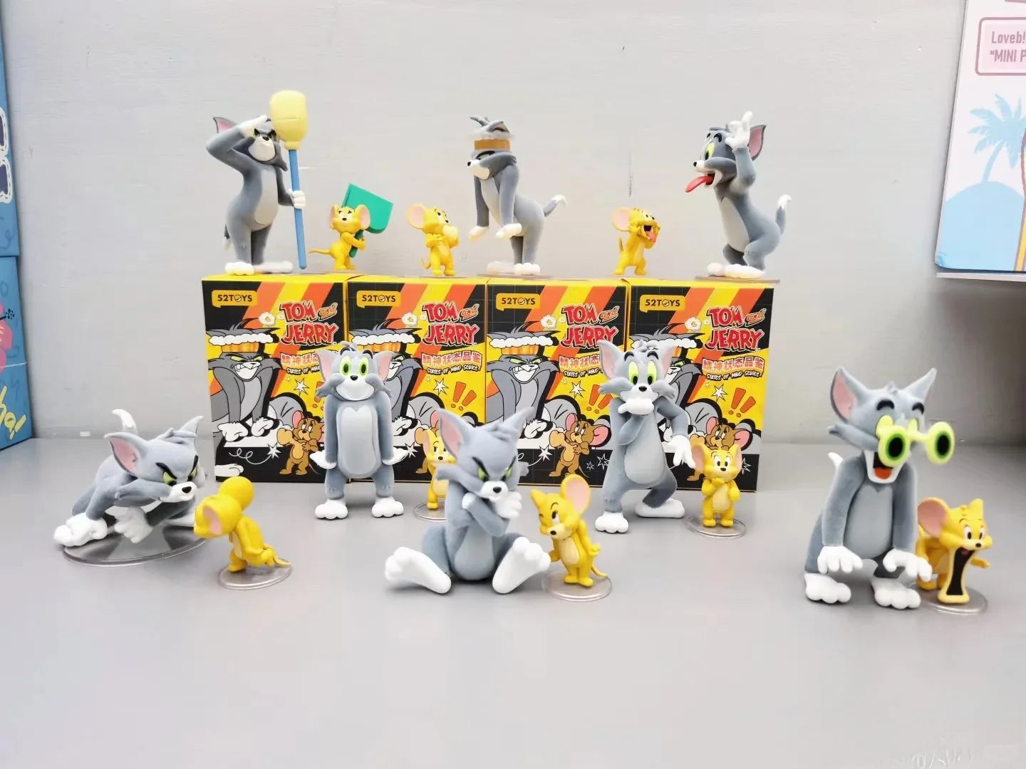 Genuine 52toys Tom And Jerry Mental State Appreciation Series Blind Box Trendy Toys Blind Boxes Birthday Surprise Blind Box Gift