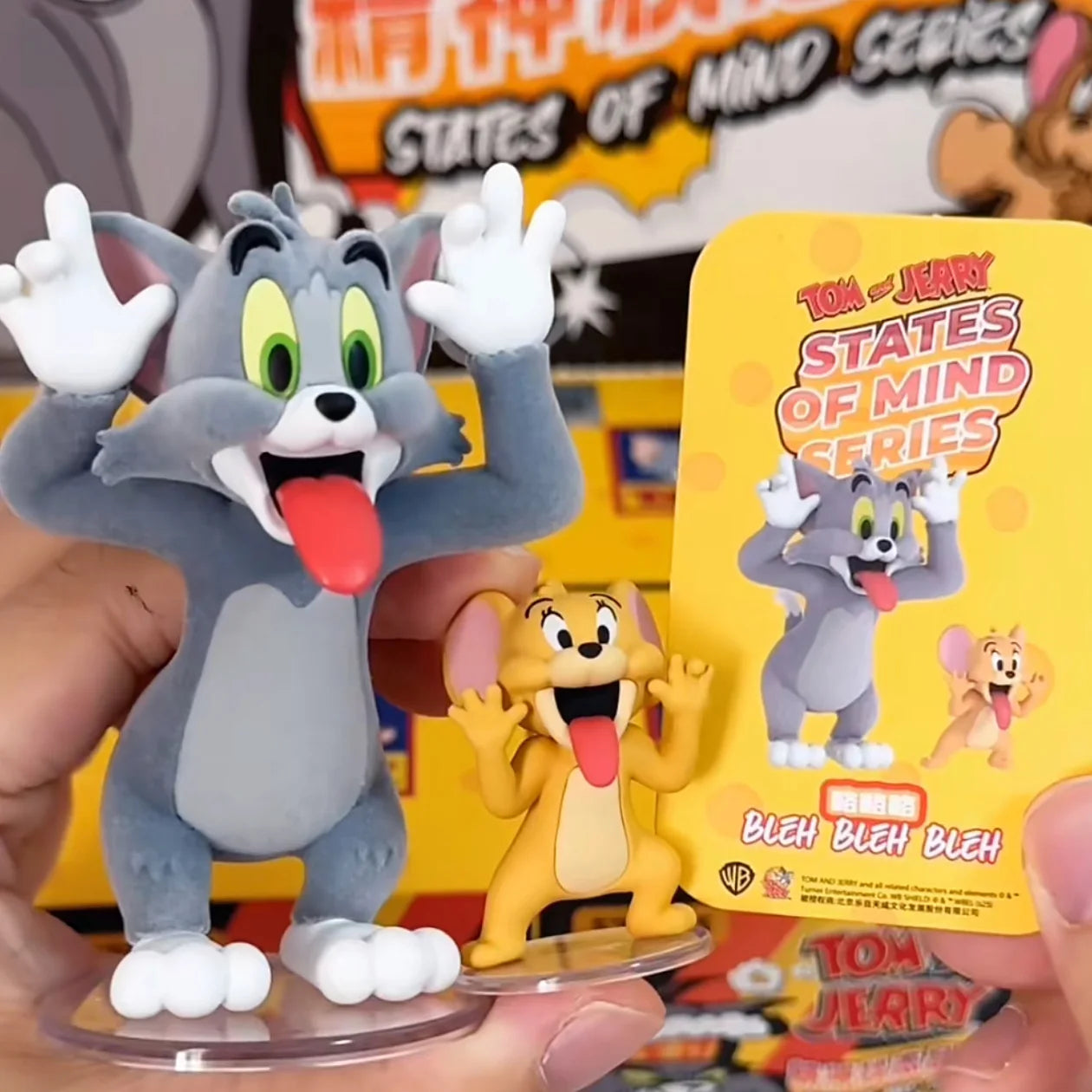 Genuine 52toys Tom And Jerry Mental State Appreciation Series Blind Box Trendy Toys Blind Boxes Birthday Surprise Blind Box Gift