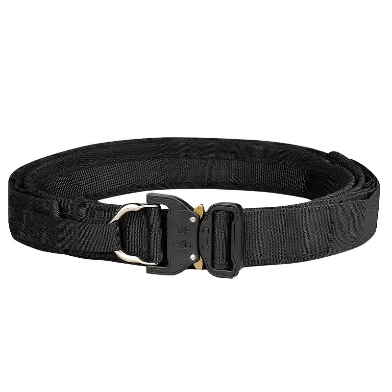 Quick-Release Tactical Belt: Durable, Stylish Braid Design, etal Buckle -Ideal for Outdoor Adventures & Daily Wear