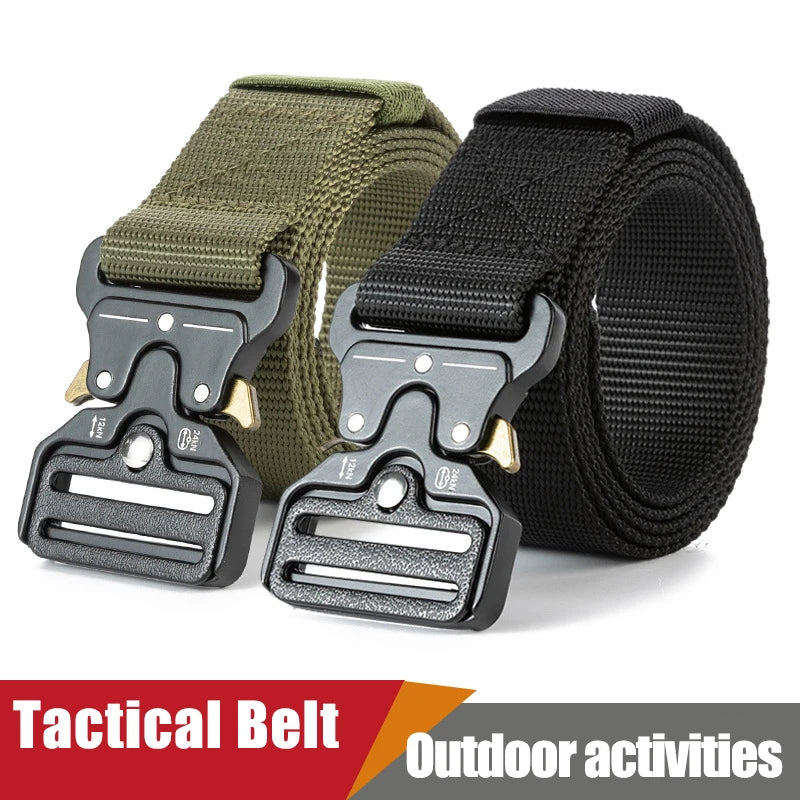 Tactical Belt, Rigger Belt, Utility Web Nylon Novelty Work Belt for Men