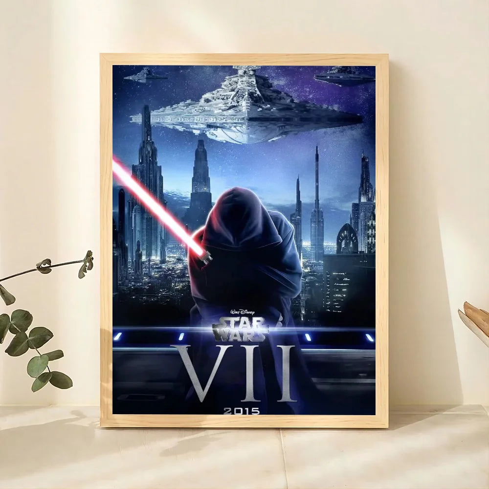 1pc Star Wars Poster Bedroom Posters Bar Coffee Tube Art Hanging Paintings Living Room Decor