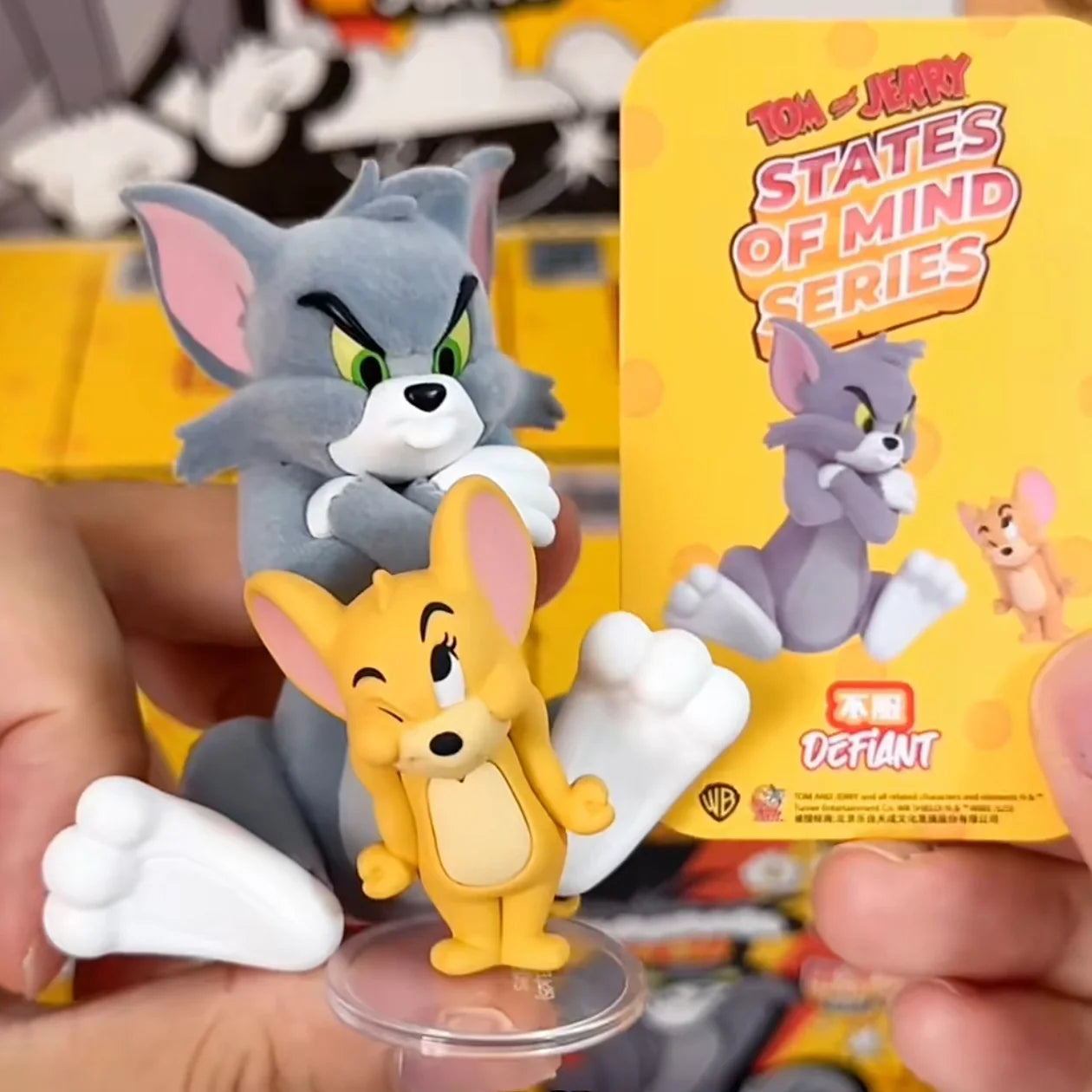 Genuine 52toys Tom And Jerry Mental State Appreciation Series Blind Box Trendy Toys Blind Boxes Birthday Surprise Blind Box Gift
