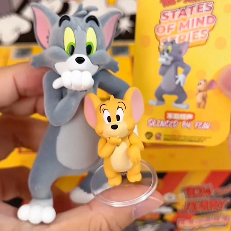 Genuine 52toys Tom And Jerry Mental State Appreciation Series Blind Box Trendy Toys Blind Boxes Birthday Surprise Blind Box Gift