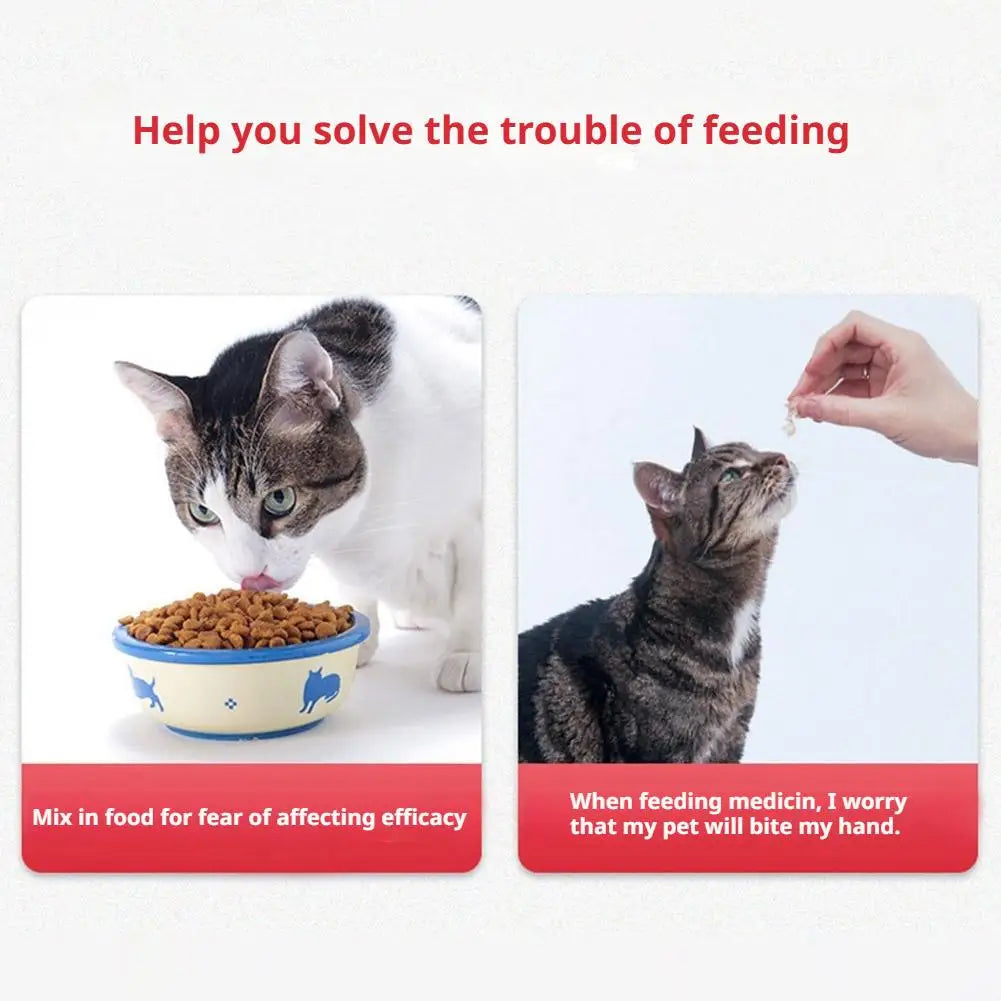Pet Medicine Feeder Dispenser Cat Tablet Syringe Feeder Push Type Dry/wet Medicine Dispenser For Cat Dog Pet Care Products