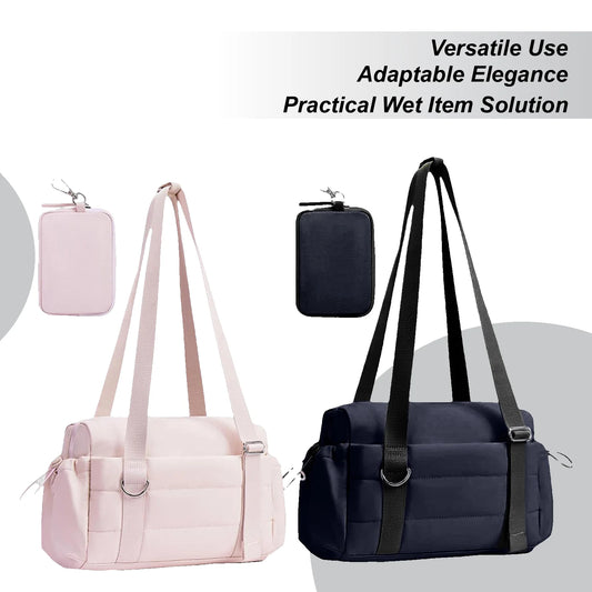 Gym Bag Travel Bag Fitness Tote With Separation For Wet And Dry Travel Duffle Pouch For Swimming Yoga Sports
