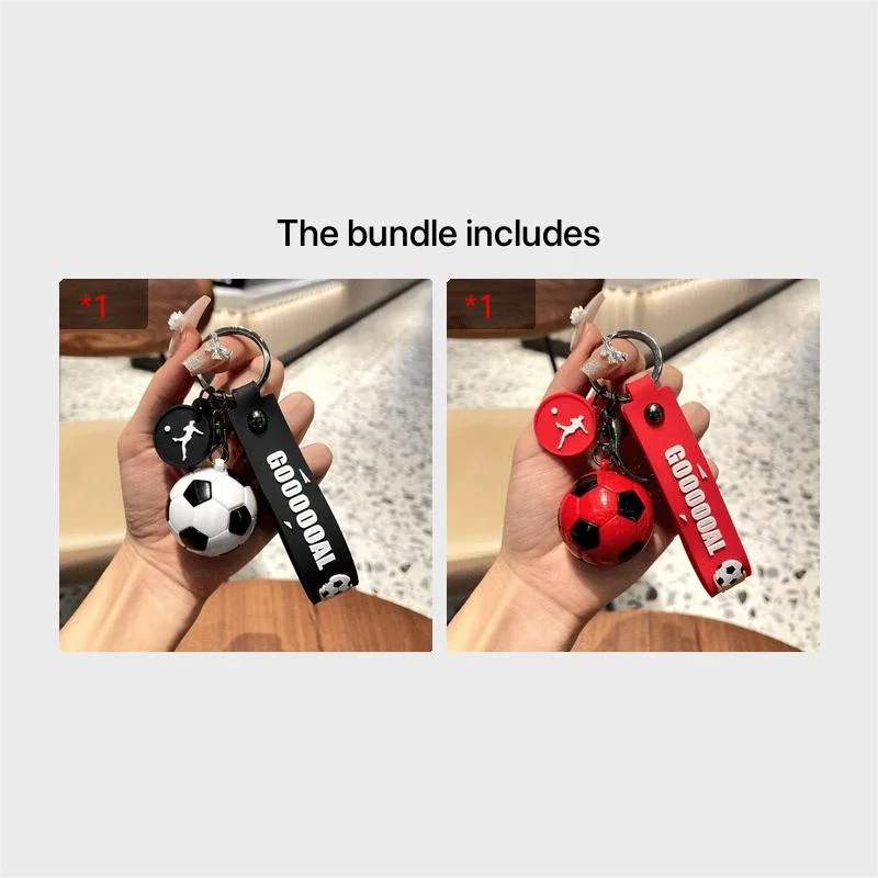 Football Fans Game Football Key Chain Exquisite Football Fashion Backpack Pendant Car Key Chain Accessories Gift For Men Women