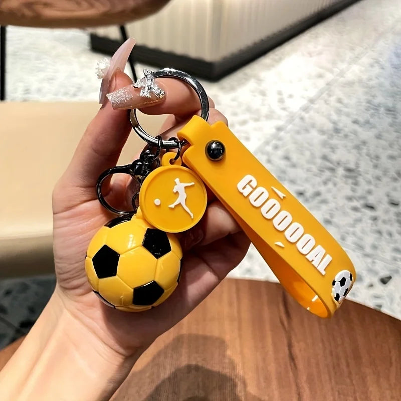 Football Fans Game Football Key Chain Exquisite Football Fashion Backpack Pendant Car Key Chain Accessories Gift For Men Women