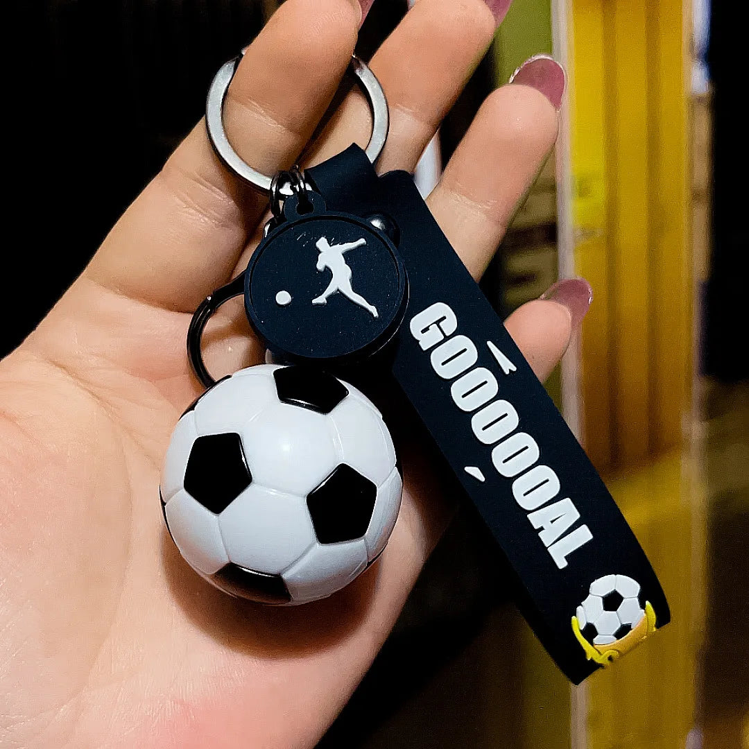 Football Fans Game Football Key Chain Exquisite Football Fashion Backpack Pendant Car Key Chain Accessories Gift For Men Women