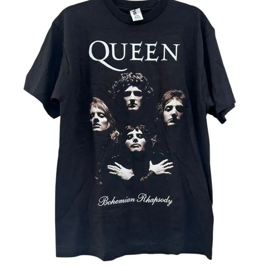 Vintage Queen Bohemian Rhapsody Graphic T Shirt Men's Large Black Suna Honduras
