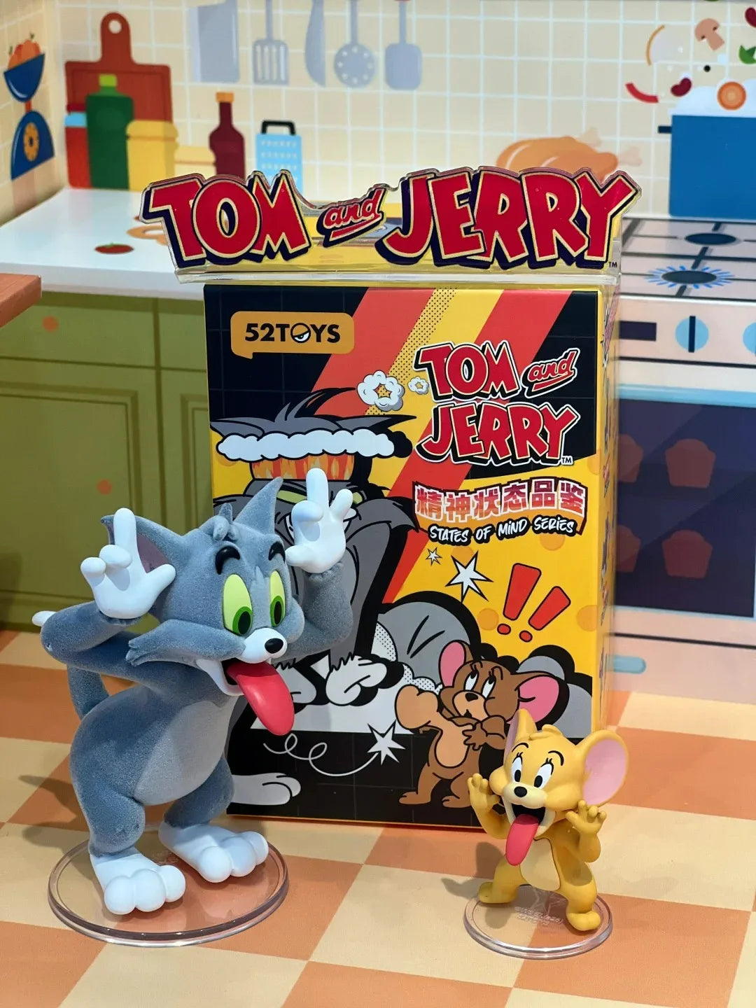 Genuine 52toys Tom And Jerry Mental State Appreciation Series Blind Box Trendy Toys Blind Boxes Birthday Surprise Blind Box Gift