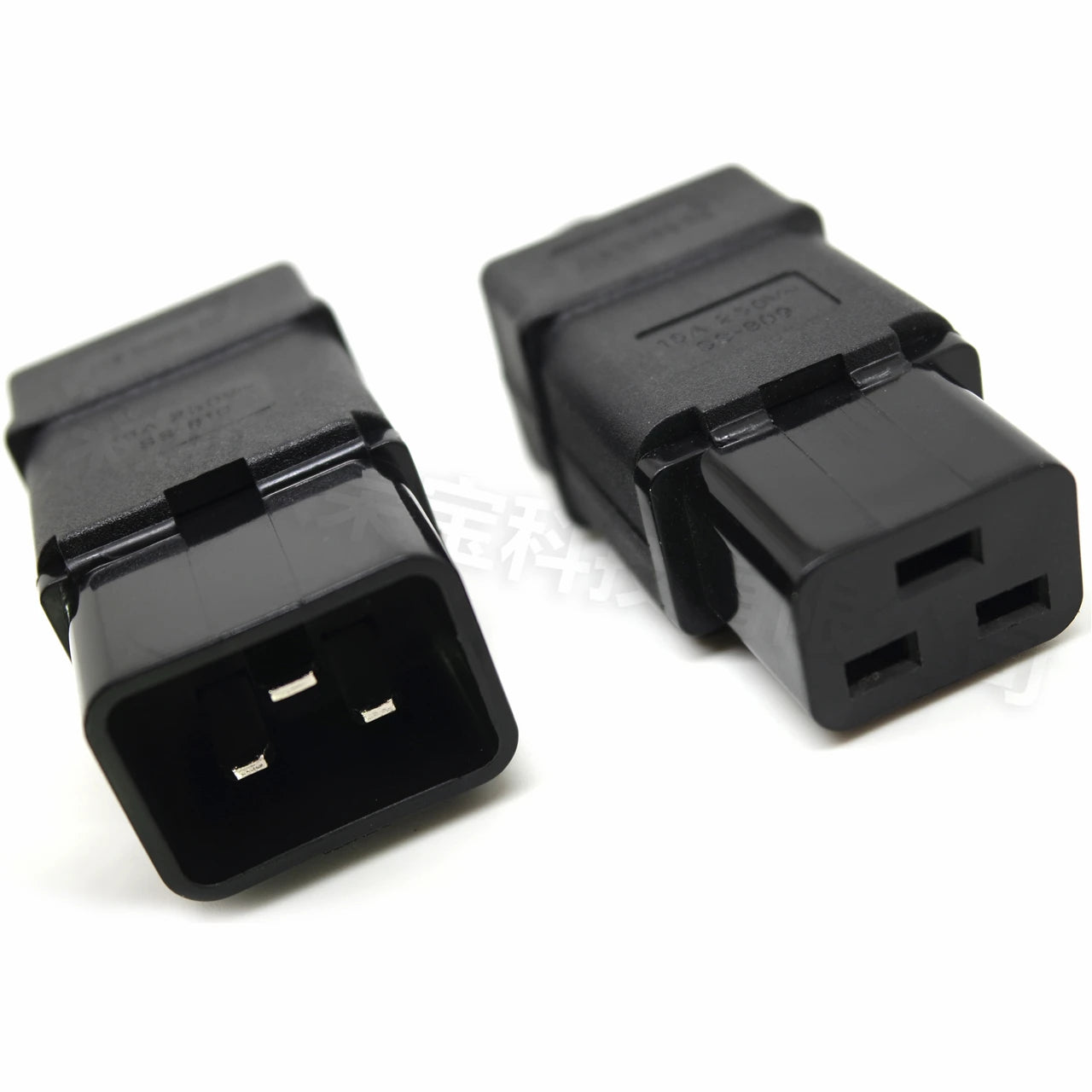 Universal 250V 16A AC Standard IEC320 C20 C19 AC Electrical Power Cable Cord Connector PDU/UPS Removable Male female socket plug