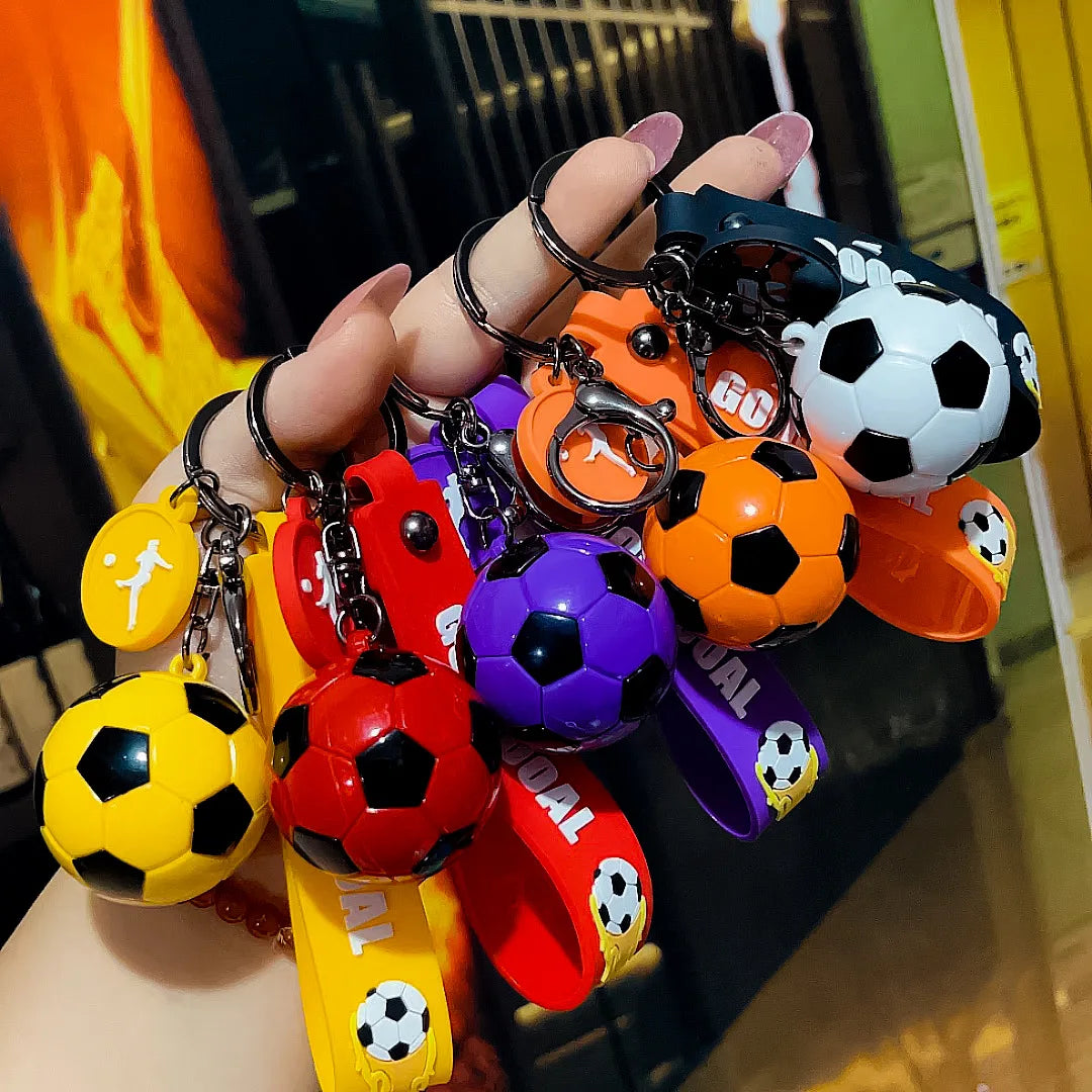 Football Fans Game Football Key Chain Exquisite Football Fashion Backpack Pendant Car Key Chain Accessories Gift For Men Women