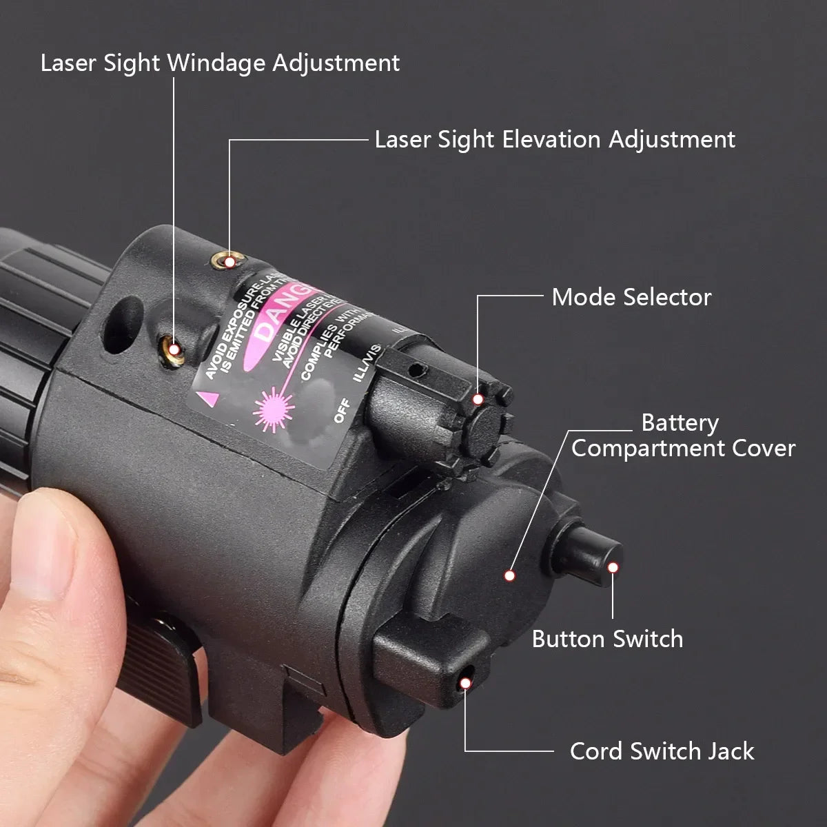 Tactical Weaponlight  with Rem