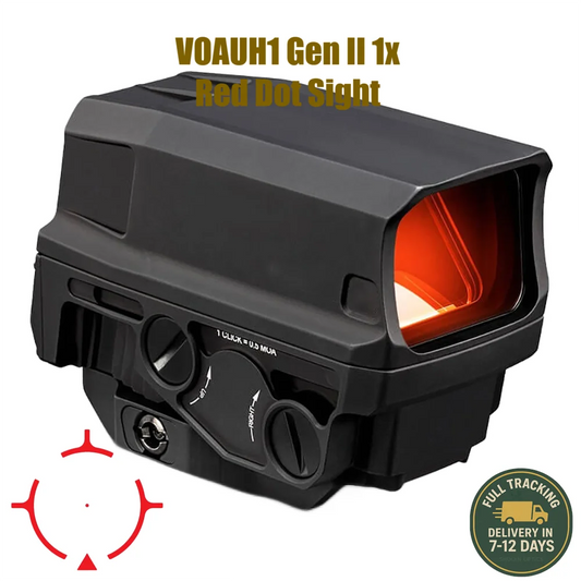 Gen II 1x Red Dot Sight Collimator Integrated Quick Lock Release Mount