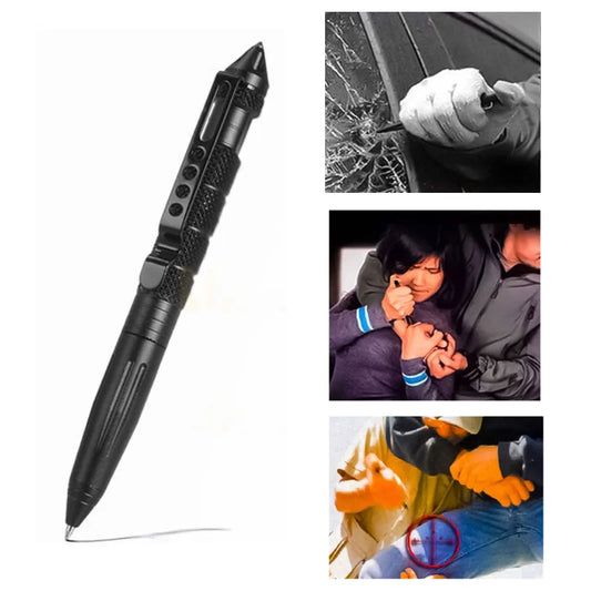 Tactical Pen Self Defense Emergency Survival Tool Glass Breaker Tungsten Steel Aluminum Alloy Writing Pen Outdoor Rescue Escape