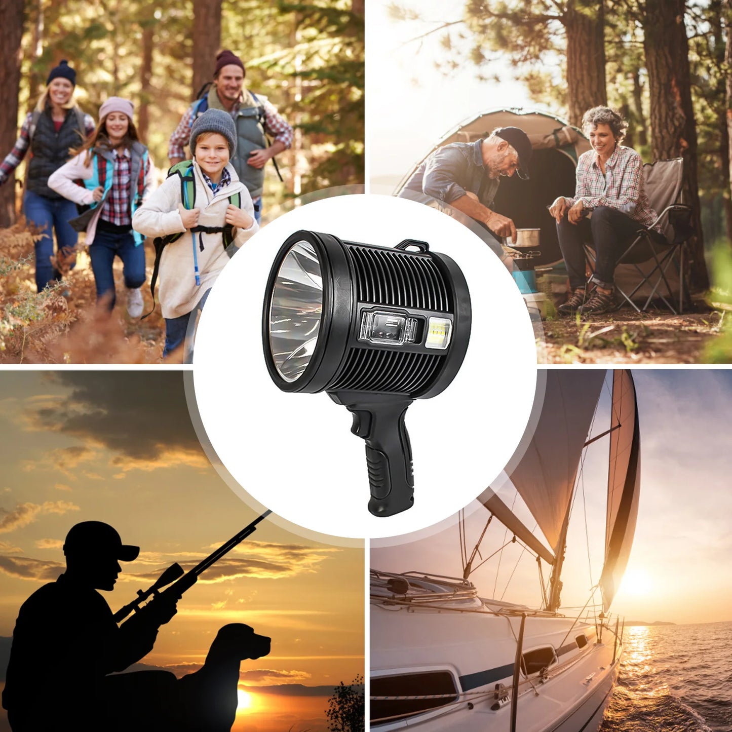 Super Powerful LED Handheld Flashlight XHP90 USB Rechargeable Torch Light 6Modes High Power Flashlight Outdoor Hunting Hand Lamp