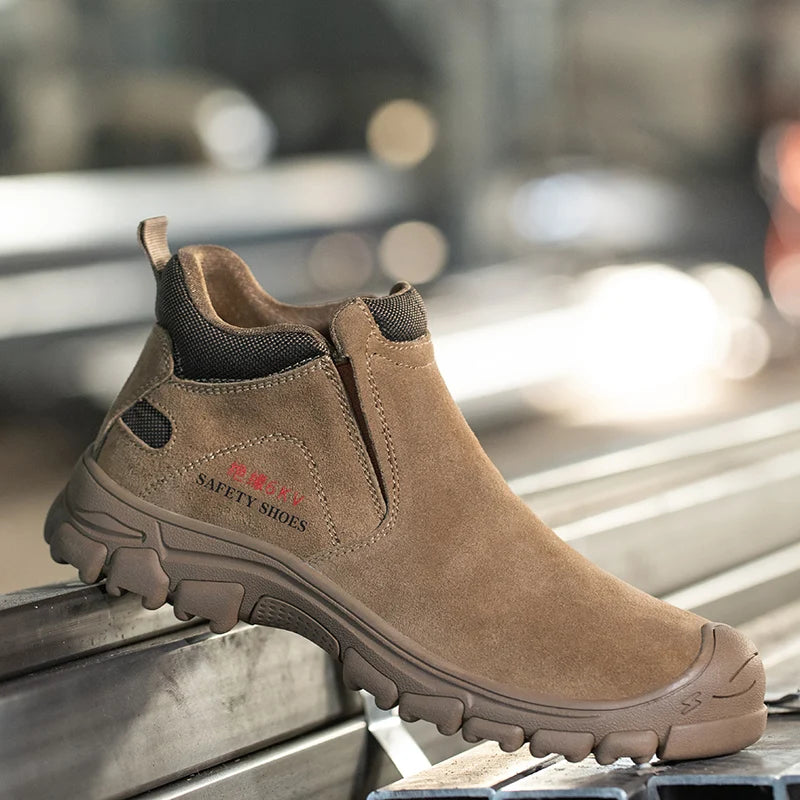 Safety Shoes Men Work Sneakers Indestructible Shoes Anti-smash Anti-puncture Protective Boots advanced non-slip traction ﻿