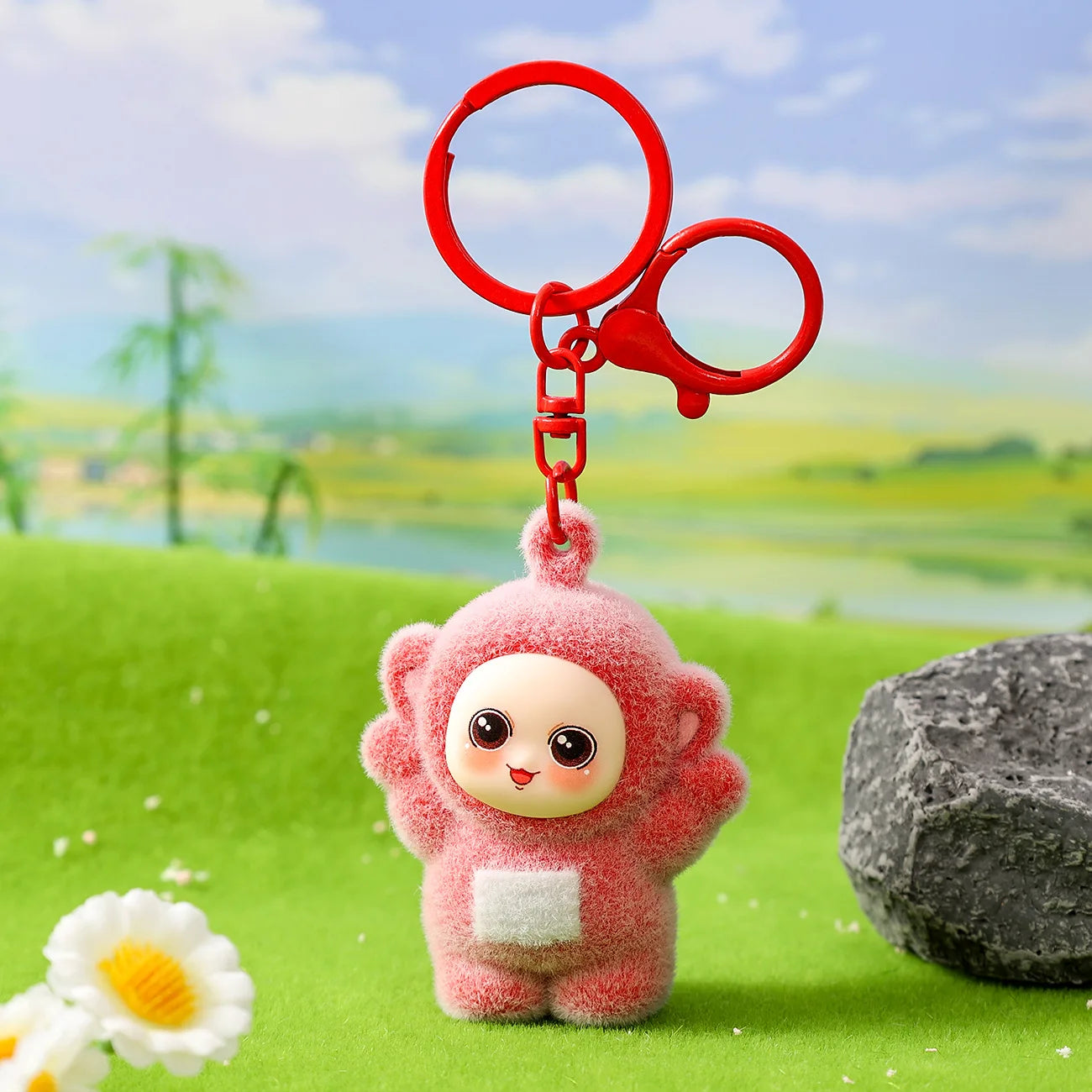 Four Color Baby Series Cartoon Keychains, Small Pendants, Trendy Children's Gifts, Cute Dolls, Couple Schoolbags And Pendants