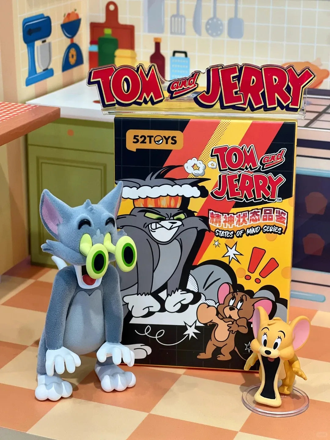 Genuine 52toys Tom And Jerry Mental State Appreciation Series Blind Box Trendy Toys Blind Boxes Birthday Surprise Blind Box Gift