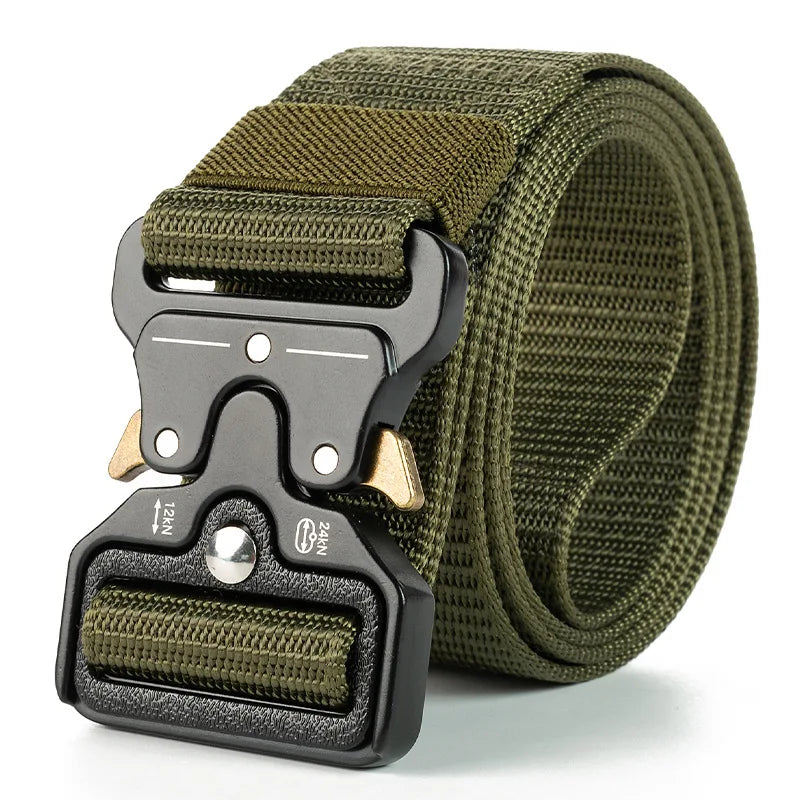 Tactical Belt, Rigger Belt, Utility Web Nylon Novelty Work Belt for Men