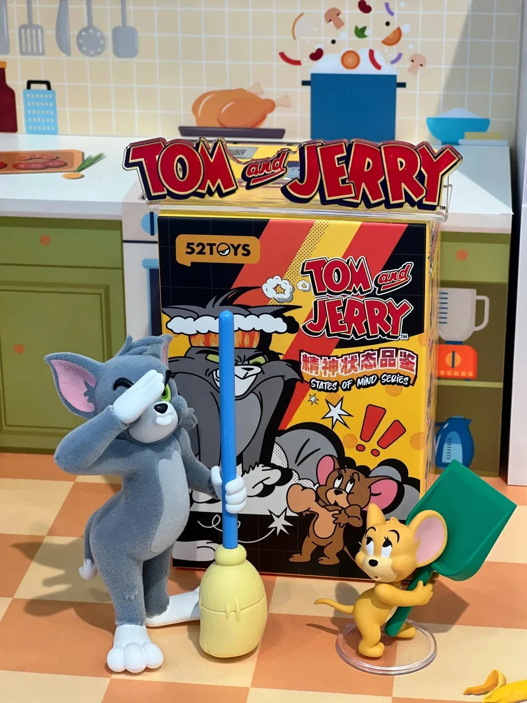 Genuine 52toys Tom And Jerry Mental State Appreciation Series Blind Box Trendy Toys Blind Boxes Birthday Surprise Blind Box Gift