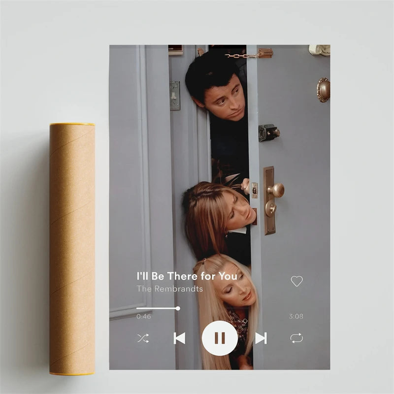 Friends Tv Show Poster Aesthetics Six of One Movie Pictures Canvas Painting For Wall Art Mural Room Decor Home Living Decoration