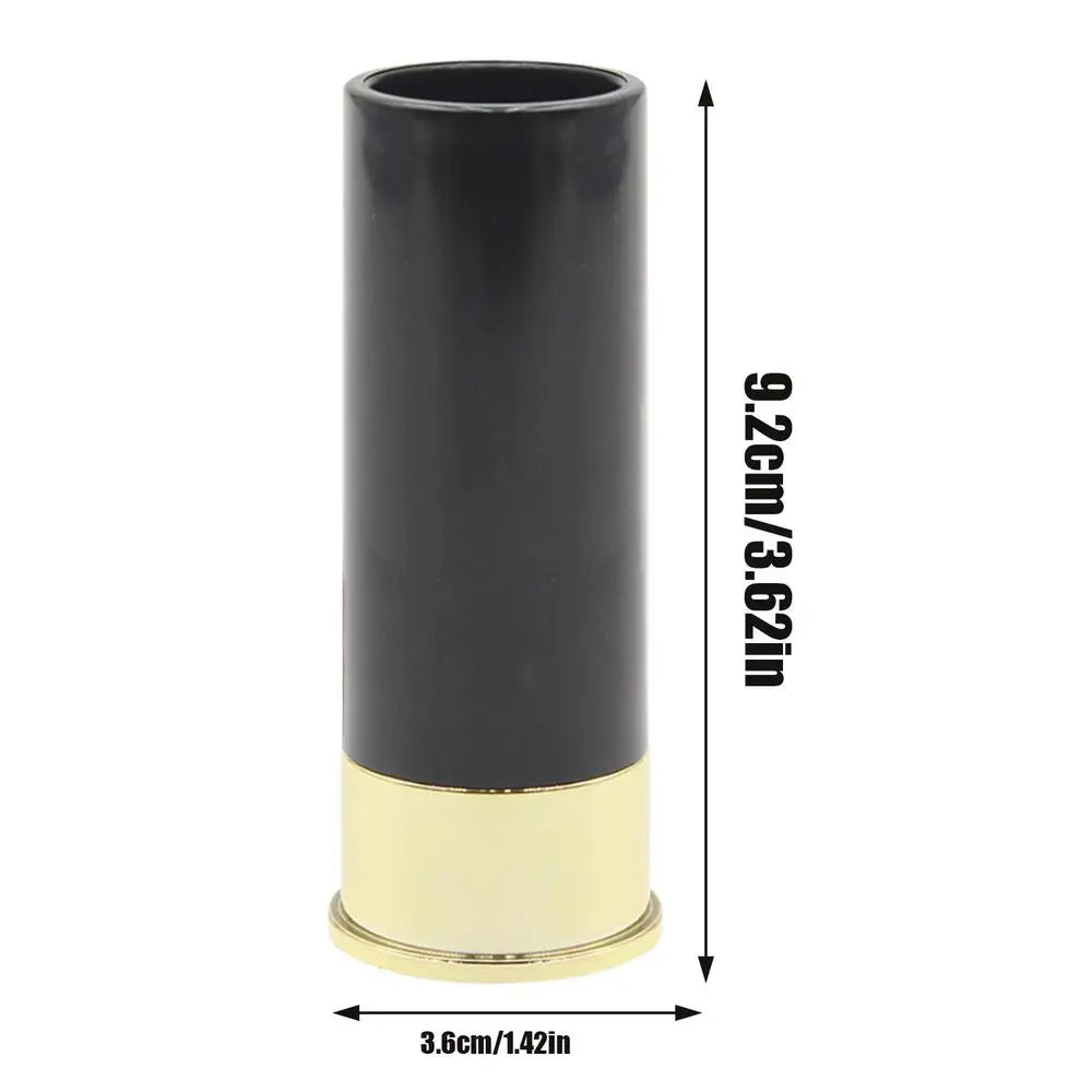 Shot Glass Set For Men Set Of 4 Hunter Shot Glasses 12 Gauge Bullet Shot Glasses Funny Shotgun Shell Shot Cups 1.5 Oz For Father