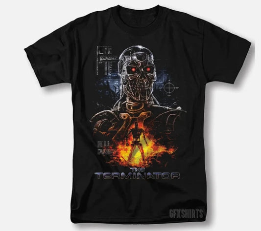 Terminator Shirt Graphic Movie Classic Retro Graphic Design T-shirt - Classic, Fashionable and Comfortable T-shirt for Both Men