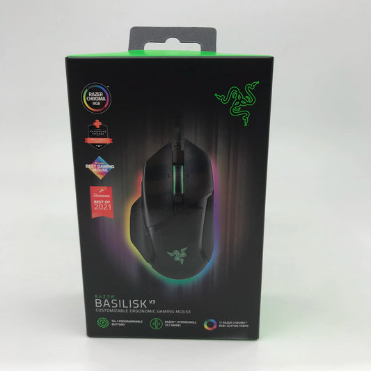 Original  Basilisk V3 Wired Gaming Mouse Gamer 26000 DPI Optical Sensor E-Sports with RGB Lighting for PC Laptop