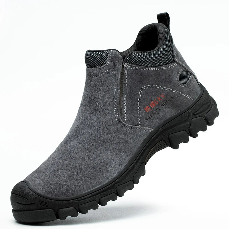 Safety Shoes Men Work Sneakers Indestructible Shoes Anti-smash Anti-puncture Protective Boots advanced non-slip traction ﻿